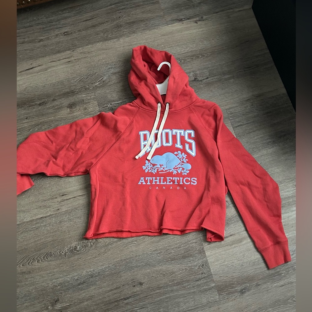 Roots short body coral Hoodie